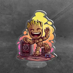 Акрилова колекційна фігурка Чібі Chibi Грут 10 cм - мініатюра 2