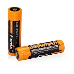 Акумулятор 18650 Fenix 3500mAh Li-Ion (Чорно-жовтий) - мініатюра 2