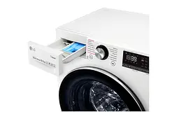 Пральна машина LG з фронтальним завантаженням F4V9RW9W, 10,5кг, 1400, A+++, Пар, глибина 56см, Дисплей, Інвертор, Білий (F4V9RW9W) - мініатюра 8