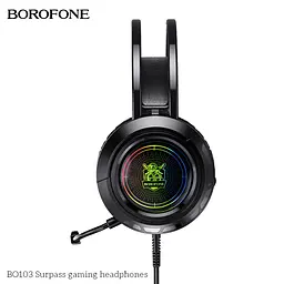 Ігрові Навушники Borofone BO103 Surpass Чорний - мініатюра 4