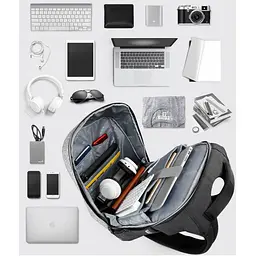 Рюкзак Tigernu D-83351 15.6" Black Grey (D-83351BlGr) - мініатюра 7