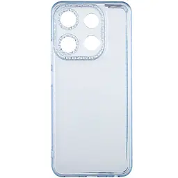 Чохол TPU Starfall Clear для Tecno Pop 7 Блакитний - мініатюра 2