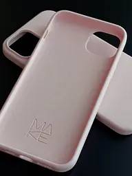 Чохол MAKE Apple iPhone 15 Plus Silicone Chalk Pink - мініатюра 2