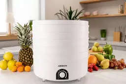 Сушарка для овочів та фруктів Ardesto FDB-5385 520 Вт, п'ятьма непрозорими піддонами та регулювання - мініатюра 2