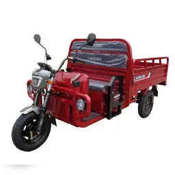 Вантажний електроскутер-самоскид триколісний CROSSER Cargo 18"  (1500W, 72V, 58Ah) Червоний