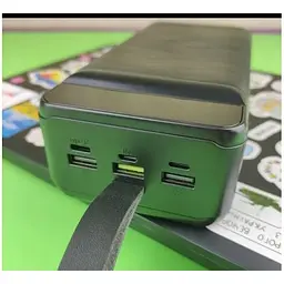 Портативний акумулятор XO PR156 з лампою 30000 mAh чорний 6920680829323 - мініатюра 2