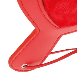 Плеть Darkness Fetish Red Paddle Love, 34 см (червона) - мініатюра 2