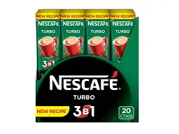 Кавовий напій NESCAFE 260г швидкорозчинний 3 в 1 Turbo