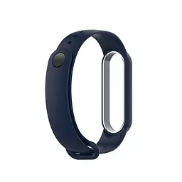 Ремінець для фітнес-браслета Lemfo для Xiaomi Mi Band 5, 6, 7 темно-синій - мініатюра 2