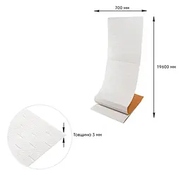 Самоклеюча 3D панель Sticker Wall під білу цеглу в рулоні 19600x700x3мм R001-3-20 SW-00001392 - мініатюра 6