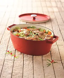 Каструля Pyrex Slow Cook чугунна 3.8 л червона (SC5AC29) - мініатюра 6