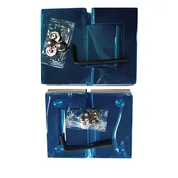 Двері в нішу Koer SR SD04-120x200-TR-01 прозоре скло Easy Clean 10 мм, хром KR5387, універсальні, прозорий, хром - мініатюра 7