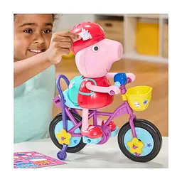 Інтерактивна іграшка Peppa Pig Пеппа на велосипеді (G2177) - мініатюра 3