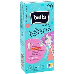 Щоденні прокладки Bella for Teens Sensitive 20 шт. - мініатюра 3