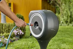 Котушка зі шлангом Gardena RollUp S Automatic наземна 15 м (18606-20) - мініатюра 4