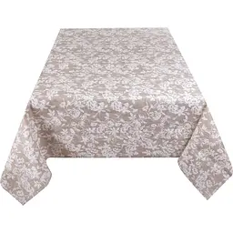 Скатертина водовідштовхувальна Lefard Home Textile Max Flor 140х140 см бежева (715-376) - мініатюра 3