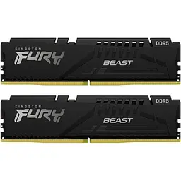 Модуль пам'яті DDR5 Kingston FURY Beast 2x8GB 6000MHz Black (KF560C30BBEK2-16) [173391] - мініатюра 2