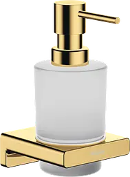 Дозатор підвісний Hansgrohe AddStoris для рідкого мила Polished Gold Optic/скло 41745990, Золотий