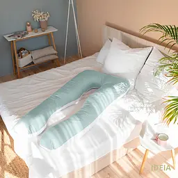 Подушка Ideia П-подібна для вагітних, 140x75x20 см, м'ятний (8-33722 м'ята/білий) - мініатюра 7