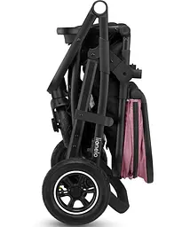 Універсальна коляска 2 в 1 Lionelo Amber 2 Pink Rose, рожева (LO-AMBER PINK ROSE (2in1)) - мініатюра 8