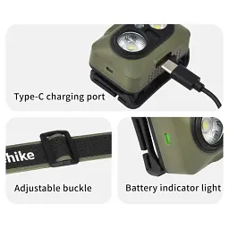 Налобний ліхтар Naturehike ABS, 5.7х3х3.8 см, коричневий - мініатюра 3