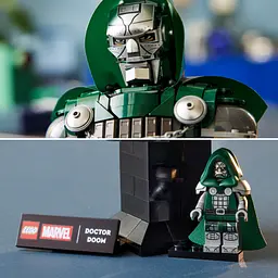 Конструктор LEGO Super Heroes Marvel Бюст Доктора Дума 379 ел. (76345) - мініатюра 12