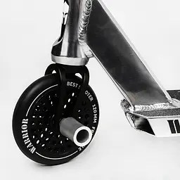 Самокат трюковий Best Scooter 52х12х85 см Чорно-білий 000231352 - мініатюра 2