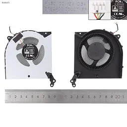 Вентилятор для Lenovo Legion 5-15ARH05H Type 82B1, (CPU FAN DC 12V 0.8A, FN50 DFS2400125Q0T, 5H40S20132) - мініатюра 2