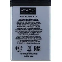 Акумулятор Aspor AB463446B для Samsung X200/E250/E900/C3010