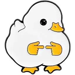 Значок Мем Качка Duck 3 см P MEM 16