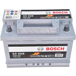 Акумулятор автомобільний Bosch 77А (0 092 S50 080) - мініатюра 2