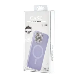 Чохол Silicone Matte Case Protected Camera with MagSafe iPhone 14 Pro Max Lilac - мініатюра 2