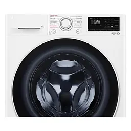 Пральна машина LG фронтальна, 7кг, 1200, A+++, 48см, дисплей, пара, інвертор, білий (F2V3HS0WW) - мініатюра 10