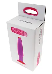 Анальна пробка Toyz4lovers Jammy Jelly Anal Small Plug, 11.5 см (рожевый) - мініатюра 2