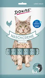 Ласощі для котів Dokas Nschcreme Кремова закуска з куркою та печінкою