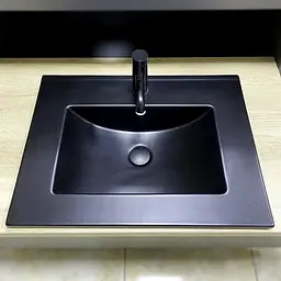 Умивальник VBI Ferrara 60 black matt врізний VBI-018042, Чорний матовий