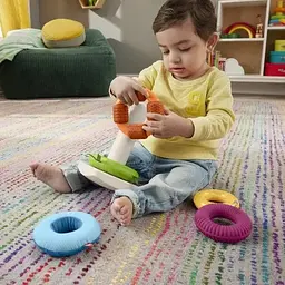 Пірамідка Fisher-Price Розвиток сенсорики (HXK47) - мініатюра 8
