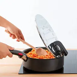 Кришка Tefal для серії Ingenio із захистом від розбризкування 20-28 см (L9829853) для сковороди та каструлі  - мініатюра 6