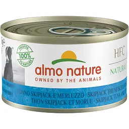 Акція!!! Набір вологого корму для собак Almo Nature HFC Dog Natural 4+1 смугастий тунець і тріска 475 г (5 шт. х 95 г) термін до 12.2025 - мініатюра 2