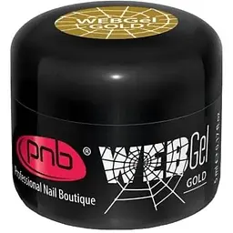 Гель павутинка PNB UV/LED Web Gel Gold 5 мл - мініатюра 2