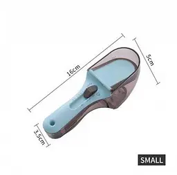 Регулируемые мерные ложки Набор из 2 шт Adjustable measuring spoon - мініатюра 5