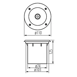 Світильник грунтовий Kanlux Moro N IG-20 (18194) - мініатюра 4