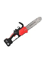 Акумуляторна ланцюгова пила 12" 48V - з 2 акумуляторами та кейсом, червона / чорна (49675846)