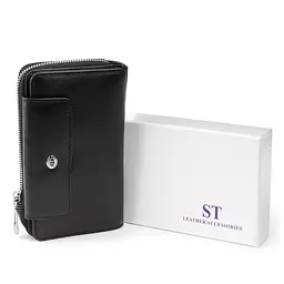 Жіночий шкіряний гаманець ST Leather 19х9,5х2,5 см acs0015409 - мініатюра 7