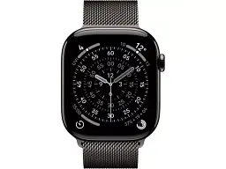 Смарт-годинник Apple Watch Series 11 GPS + Cellular 46mm Slate Tit. Case w. Slate Milanese Loop - S/M (MFD34) - мініатюра 2