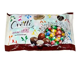 Цукерки Socado Ovetti Aassortite шоколадні яйця з начинкою асорті 1 кг