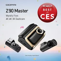Відеореєстратор DDPAI Dashcam Z90T + камера заднього виду + камера салону - мініатюра 6