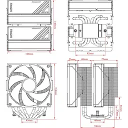 Кулер для процесора ID-Cooling Frozn A620 Black (FROZN A620 Black) - мініатюра 7