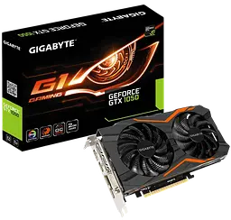 Відеокарта GeForce GTX 1050 2GB Gigabyte G1 Gaming (GV-N1050G1 GAMING-2GD) Б/В - мініатюра 1