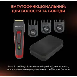 Машинка для підстригання волосся Rowenta червона (TN5241F4) - мініатюра 7